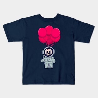 Flying through space Kids T-Shirt